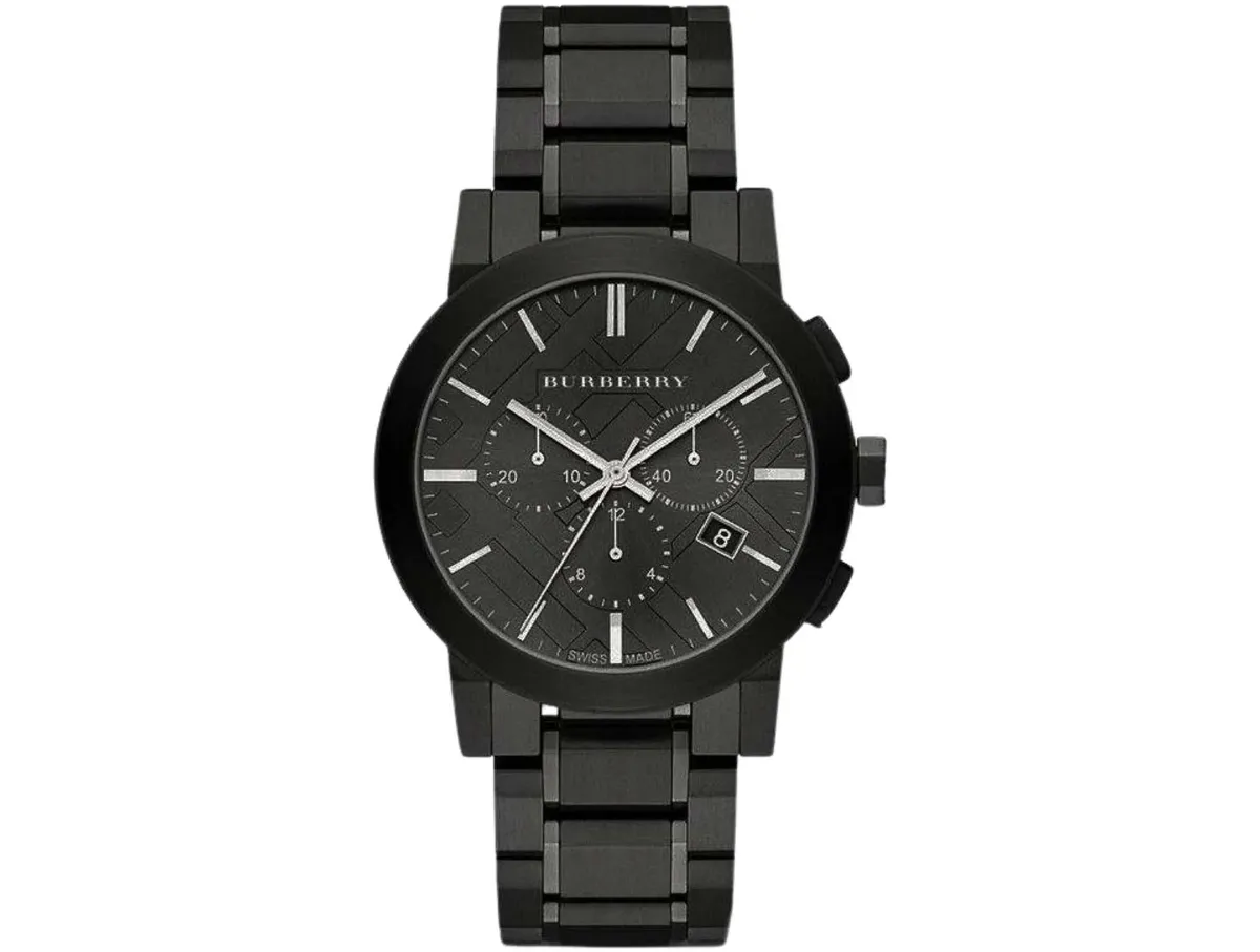 BURBERRY Chronograph Black Herreur BU9354