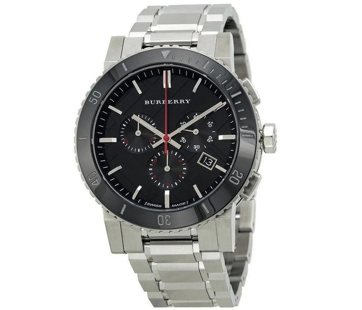 BURBERRY Chronograph Sport Steel Herreur BU9380