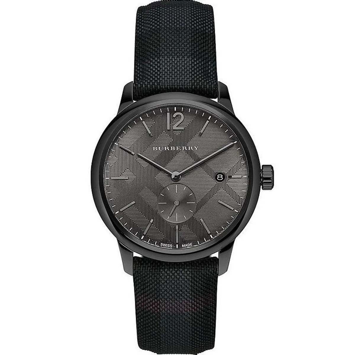 BURBERRY City Black Leather Herreur BU10010