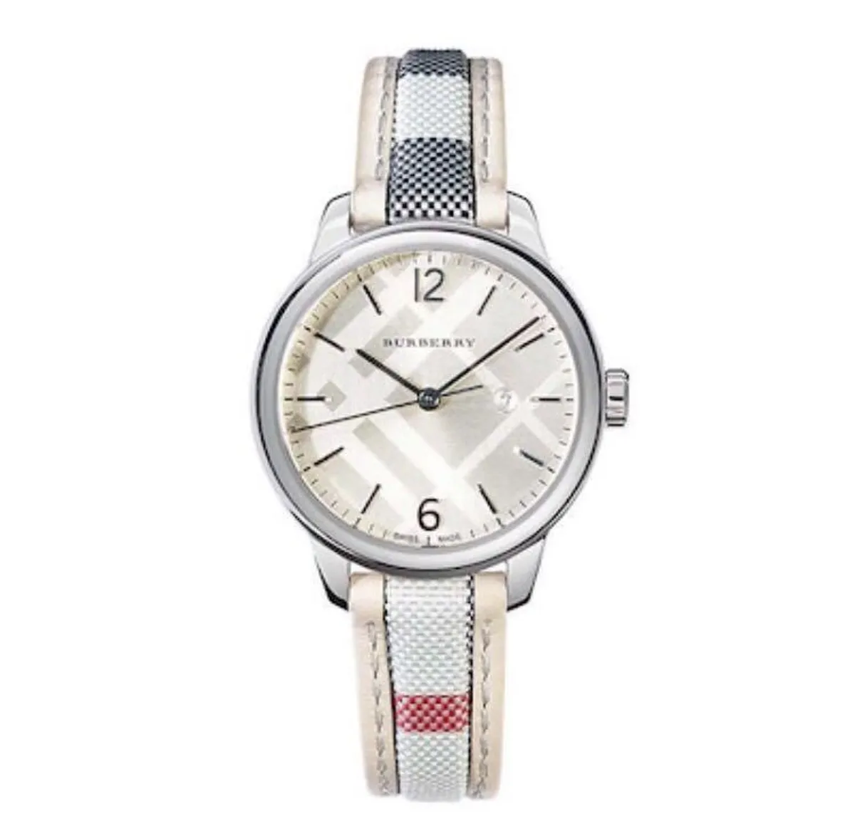 BURBERRY Heritage Silver Classic Dameur BU10113