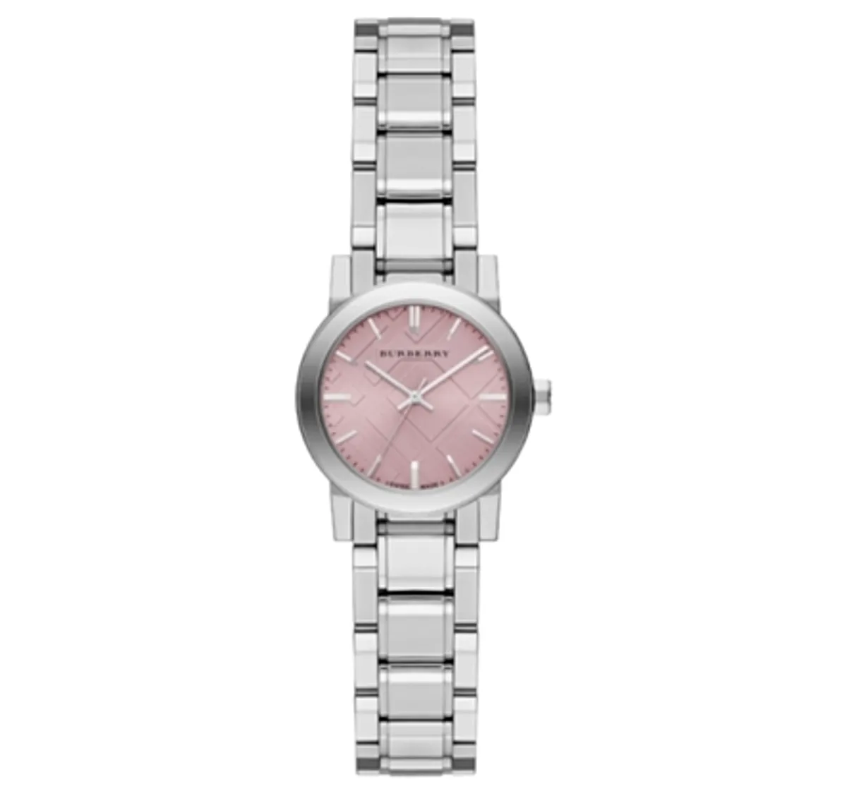 BURBERRY Ladies Silver Pink BU9231