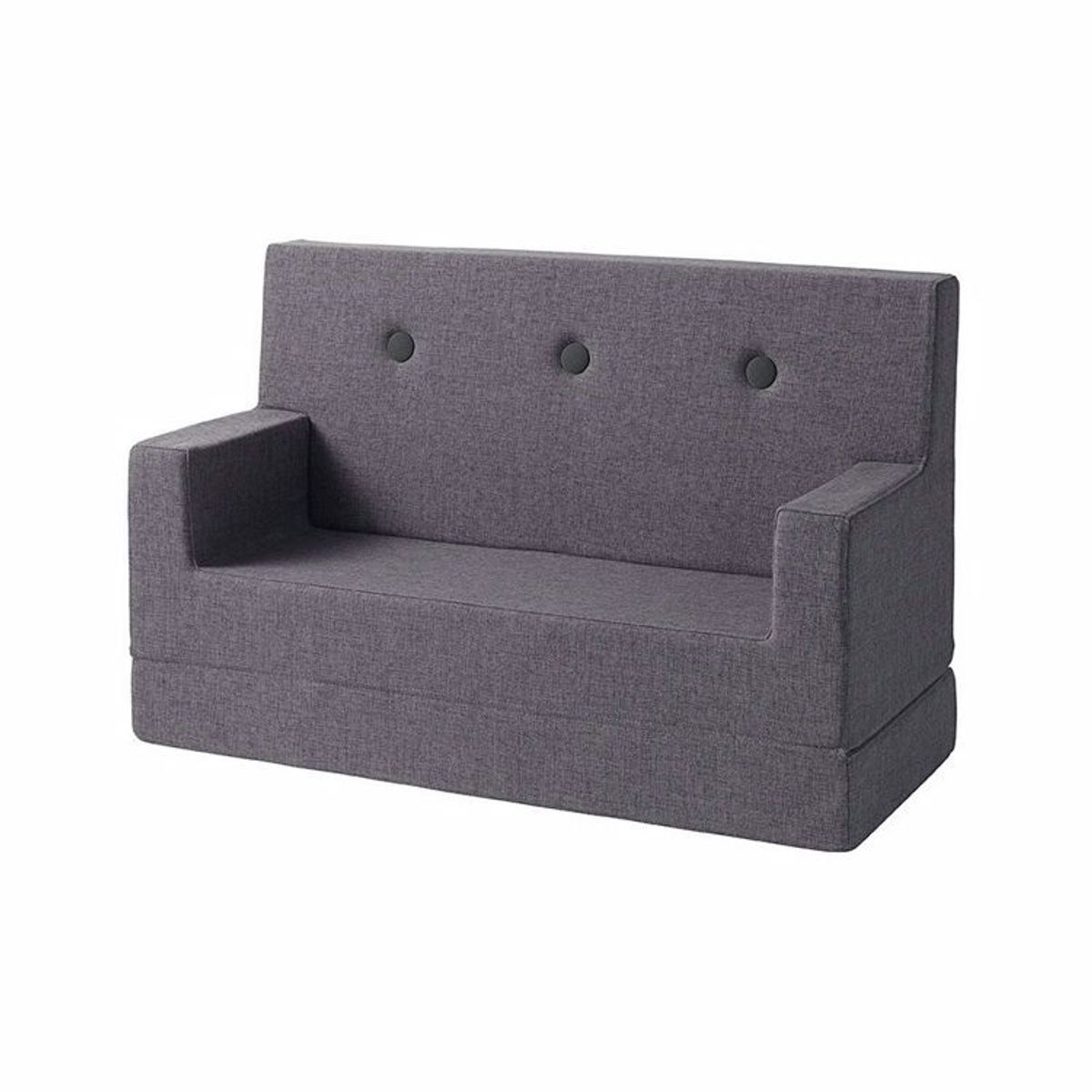 by KlipKlap KK Kids Sofa Blue grey w/grey