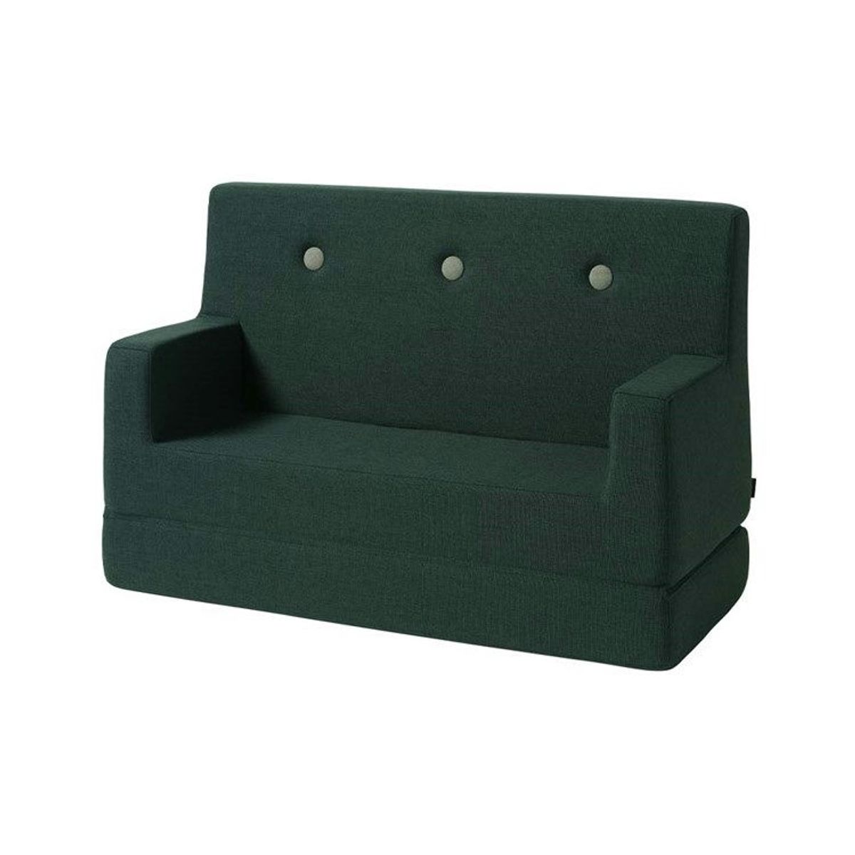 by KlipKlap KK Kids Sofa Deep green w/light green