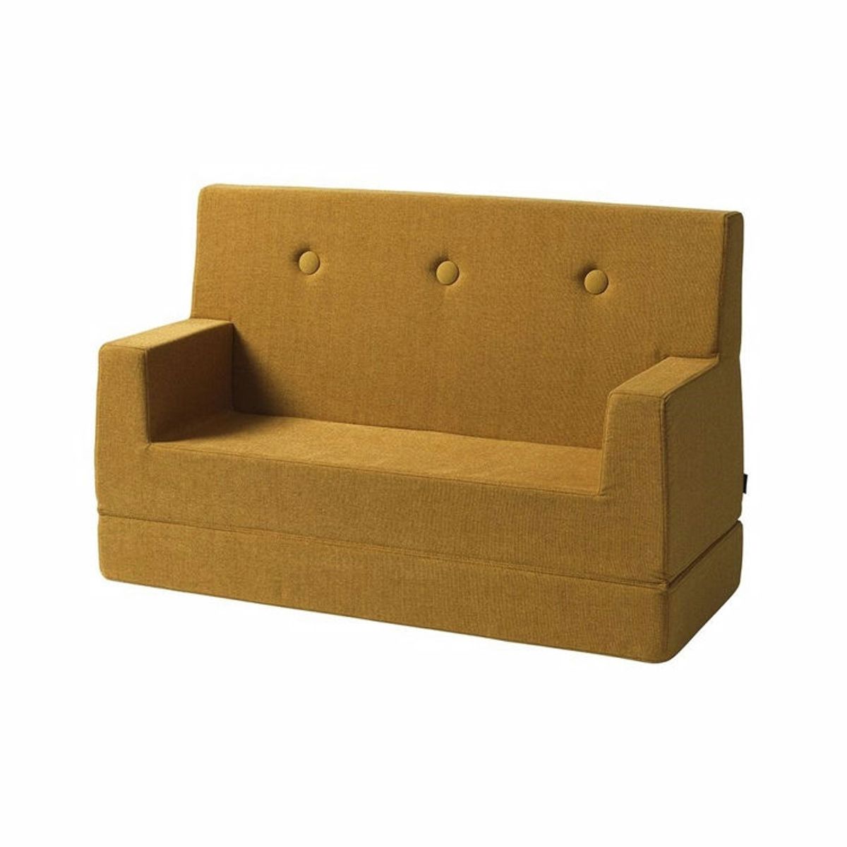 by KlipKlap KK Kids Sofa Mustard w/mustard