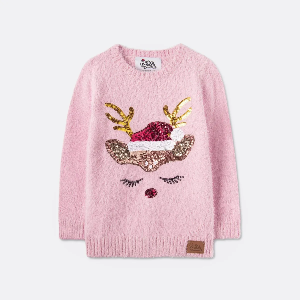 Børn | Glimmer Rensdyr Julesweater Børn