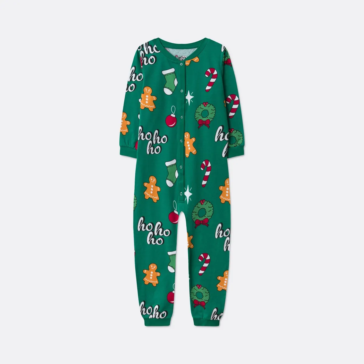 Børn | Grøn Hohoho Overall Julepyjamas Børn