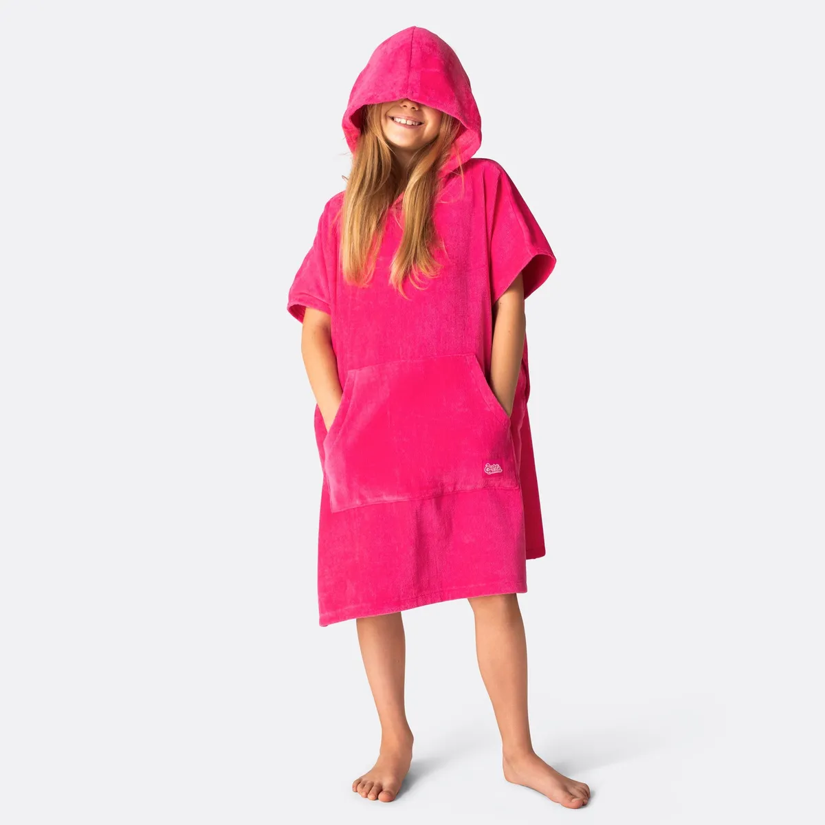 Børn | Hot Pink Badeponcho Børn