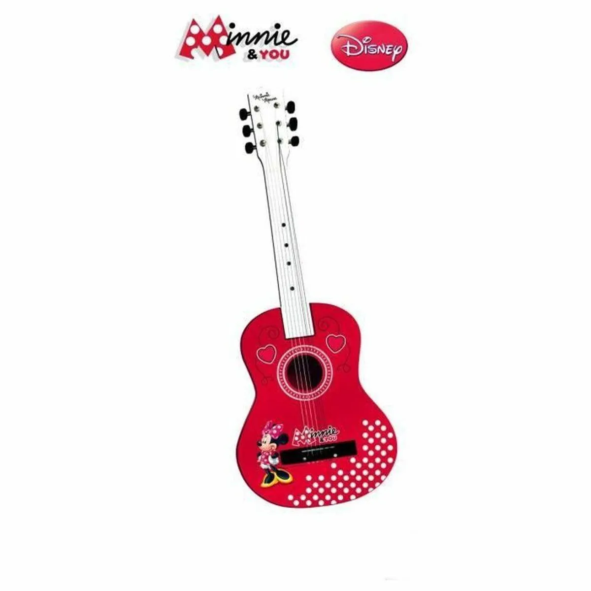 Børne Guitar Minnie Mouse Rød