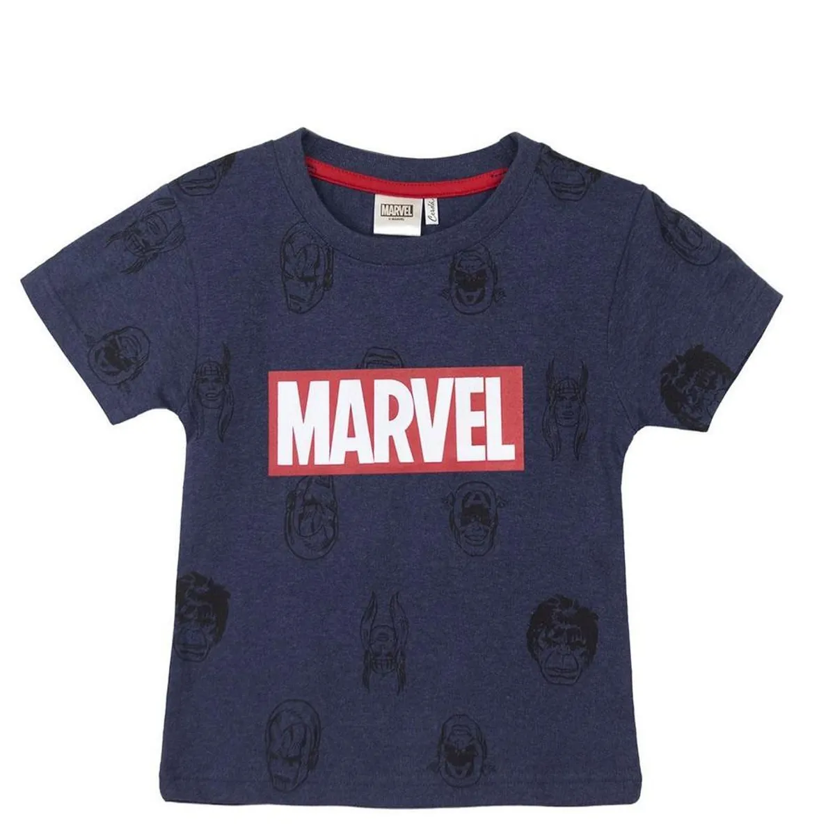 Børne Kortærmet T-shirt Marvel Mørkeblå 4 år