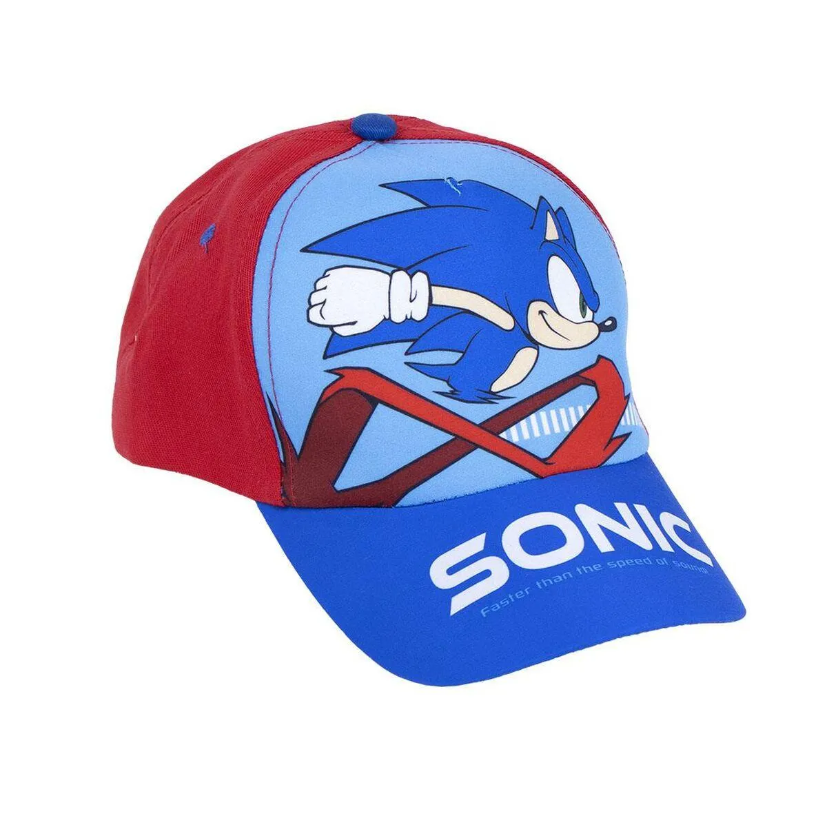 Børnekasket Sonic Rød (53 cm)