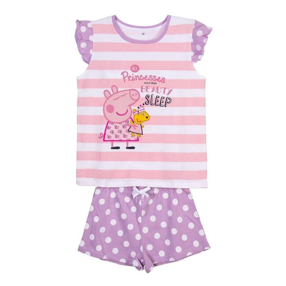 Børnepyjamasser Peppa Pig Pink Lilla 4 år