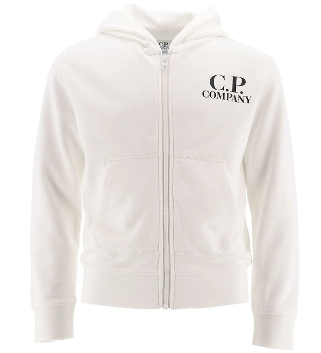 C.P. Company Cardigan - Gauze White m. SOlbriller