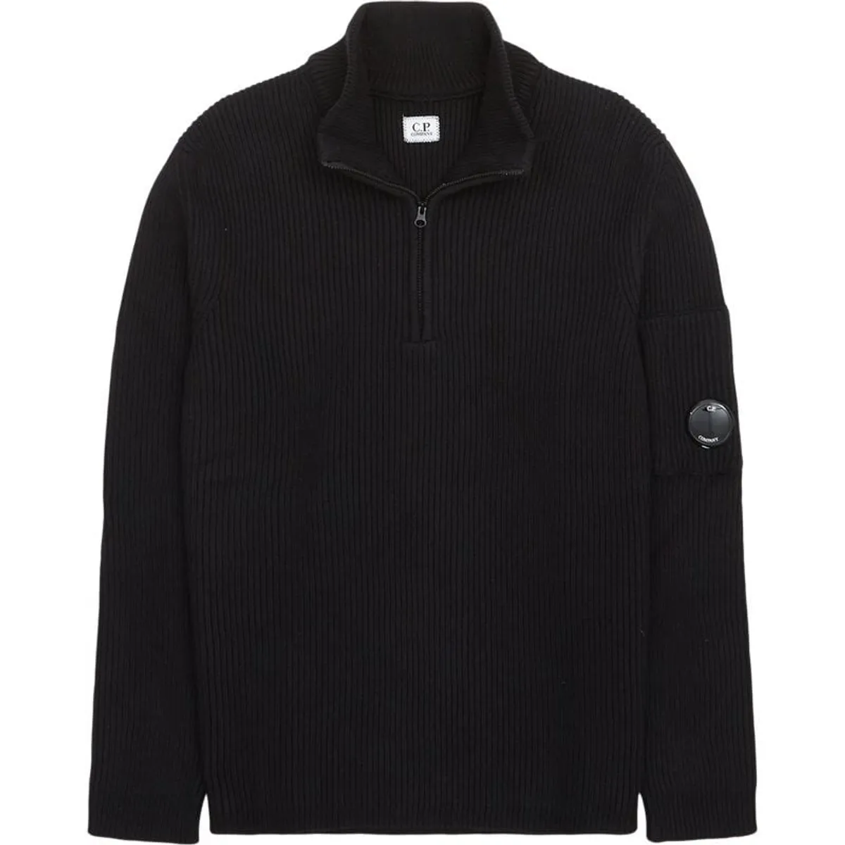 C.p. Company - Cotton Half-Zip Strik