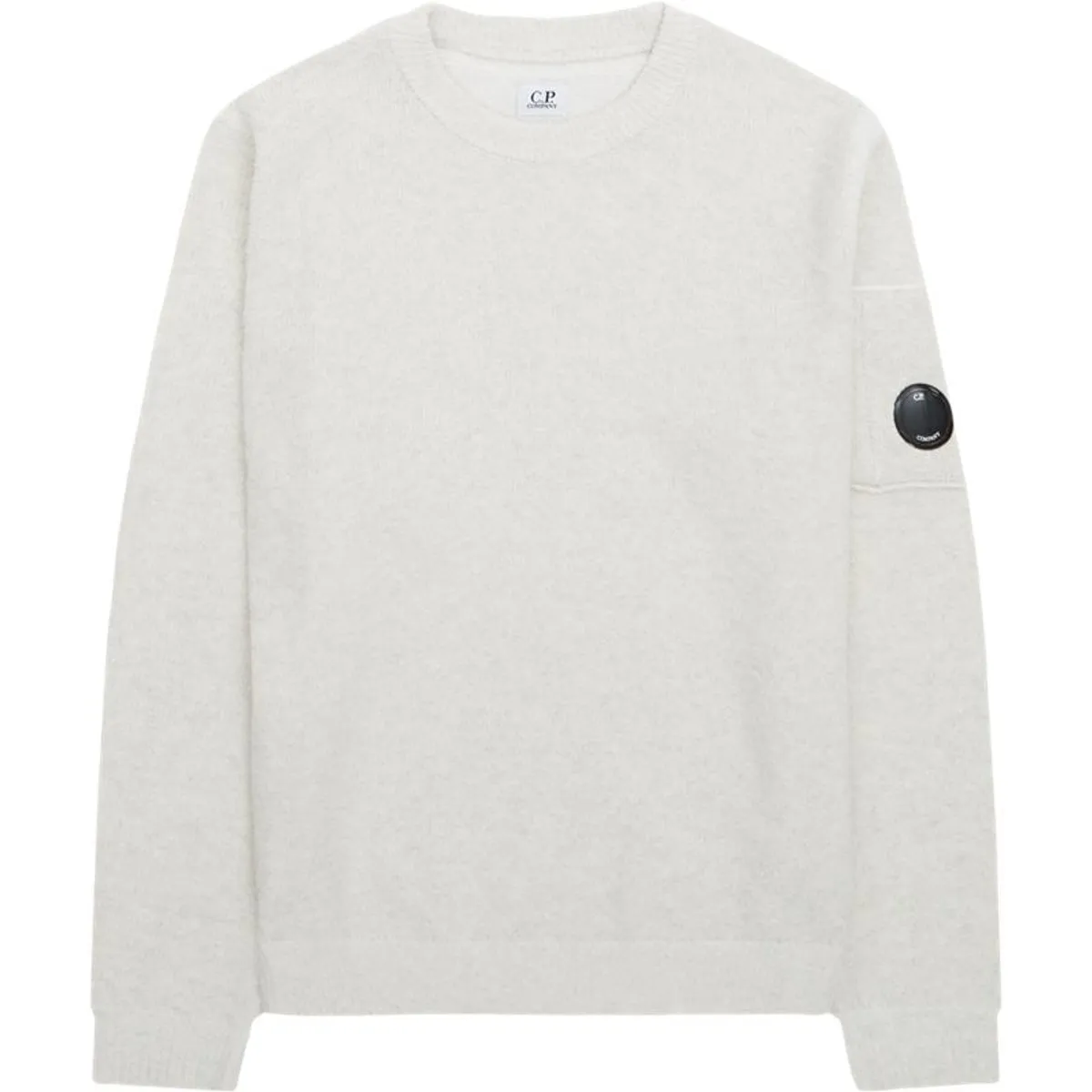 C.p. Company - Fleece Knit Crewneck Vanisé Knit