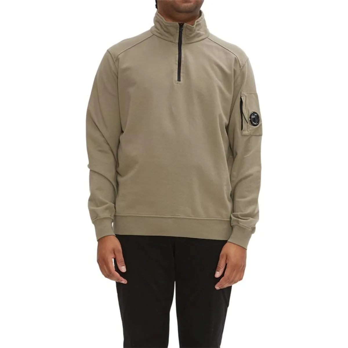 C.p. Company - Polo Collar Light Fleece Sweatshirt