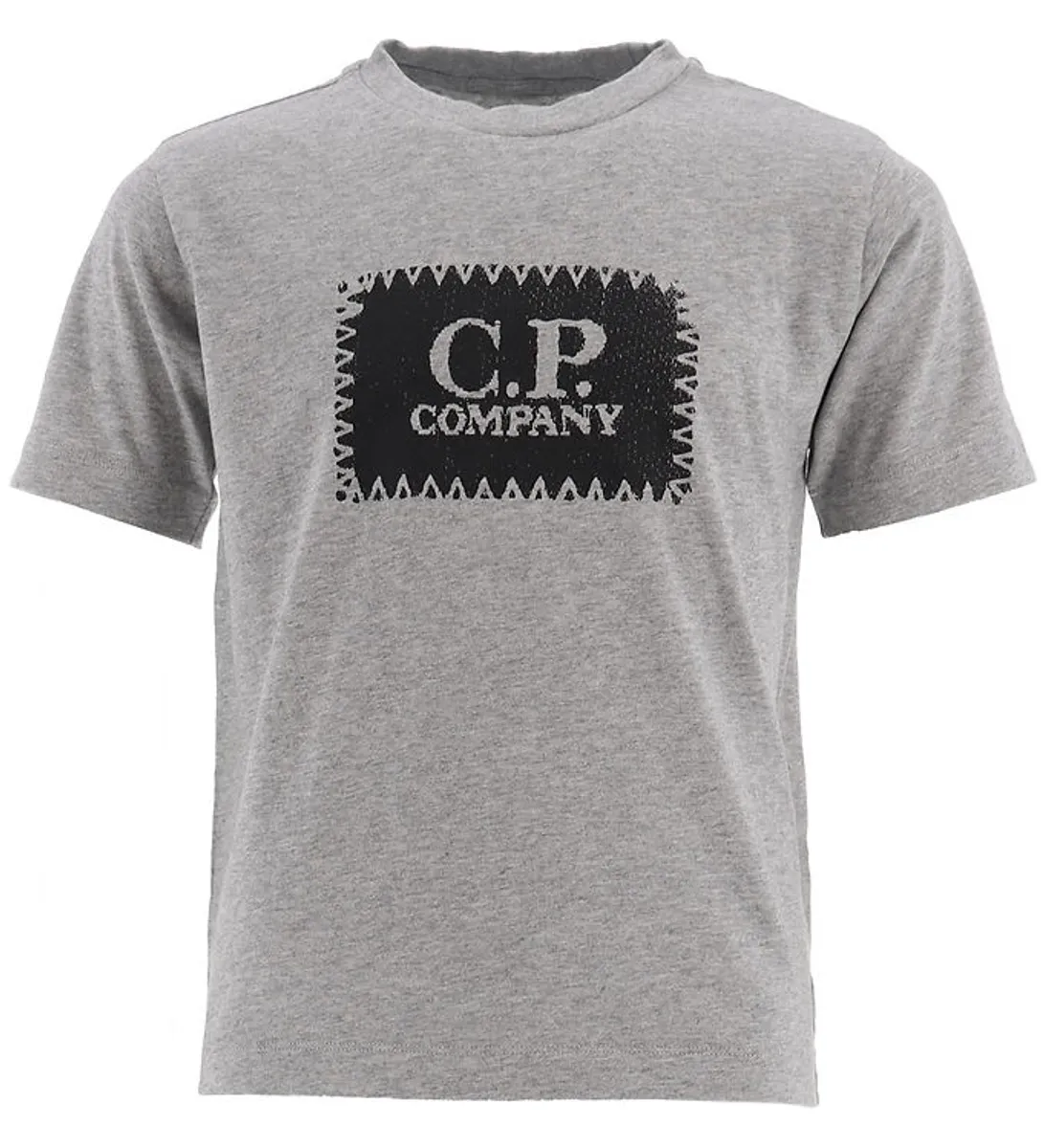 C.P. Company T-shirt - Gråmeleret m. Sort