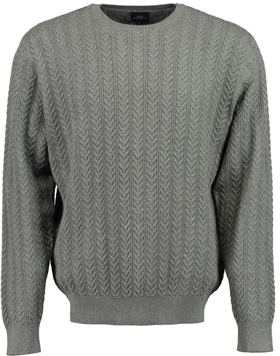 Cabel knit halfzip