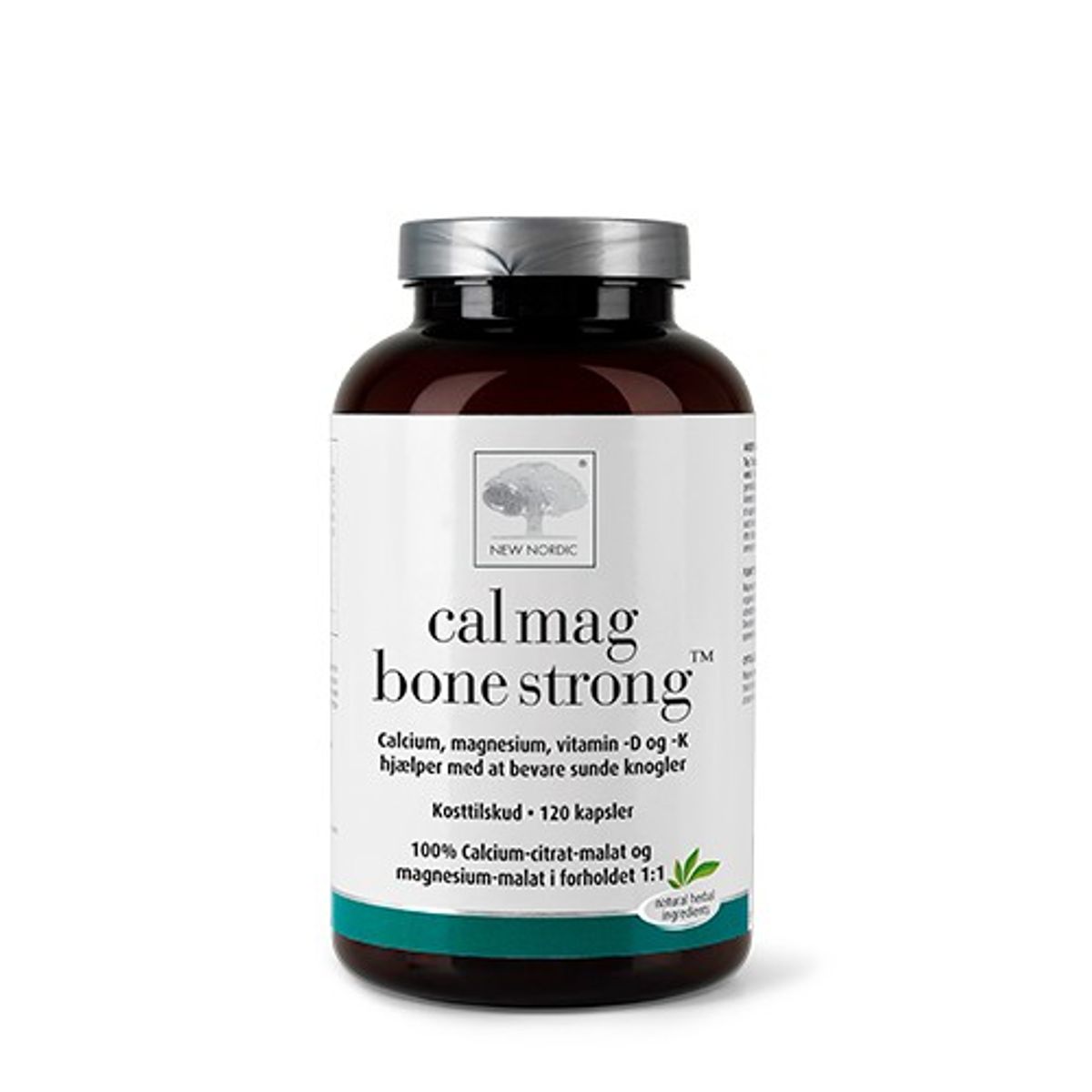 Cal mag bone strong - 120 kapsler - New Nordic