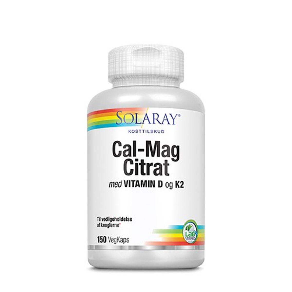 Cal-Mag med 25 mcg D+ 50 mcg K2 - 150 kap - Solaray