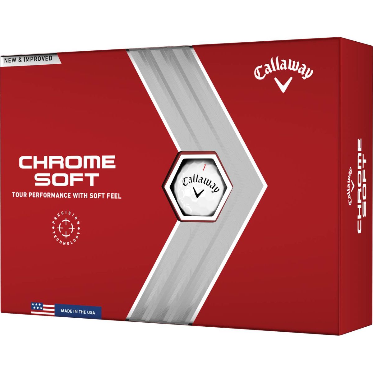 Callaway Chrome Soft (2022) Golfbolde - White