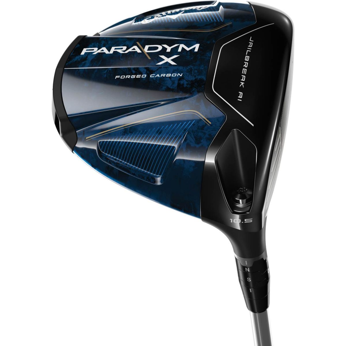 Callaway Paradym X Herre Driver - Sort - Venstre - 10.5° - Aldila Ascent PL Blue 40 Regular Grafit