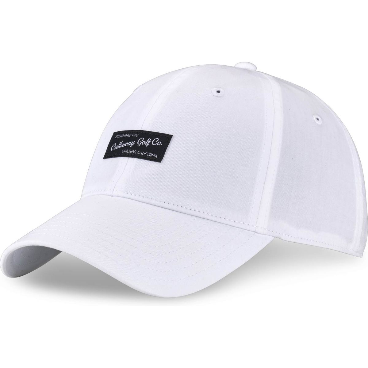 Callaway Relaxed Retro Herre Kasket - White/Black - Str. Justerbar