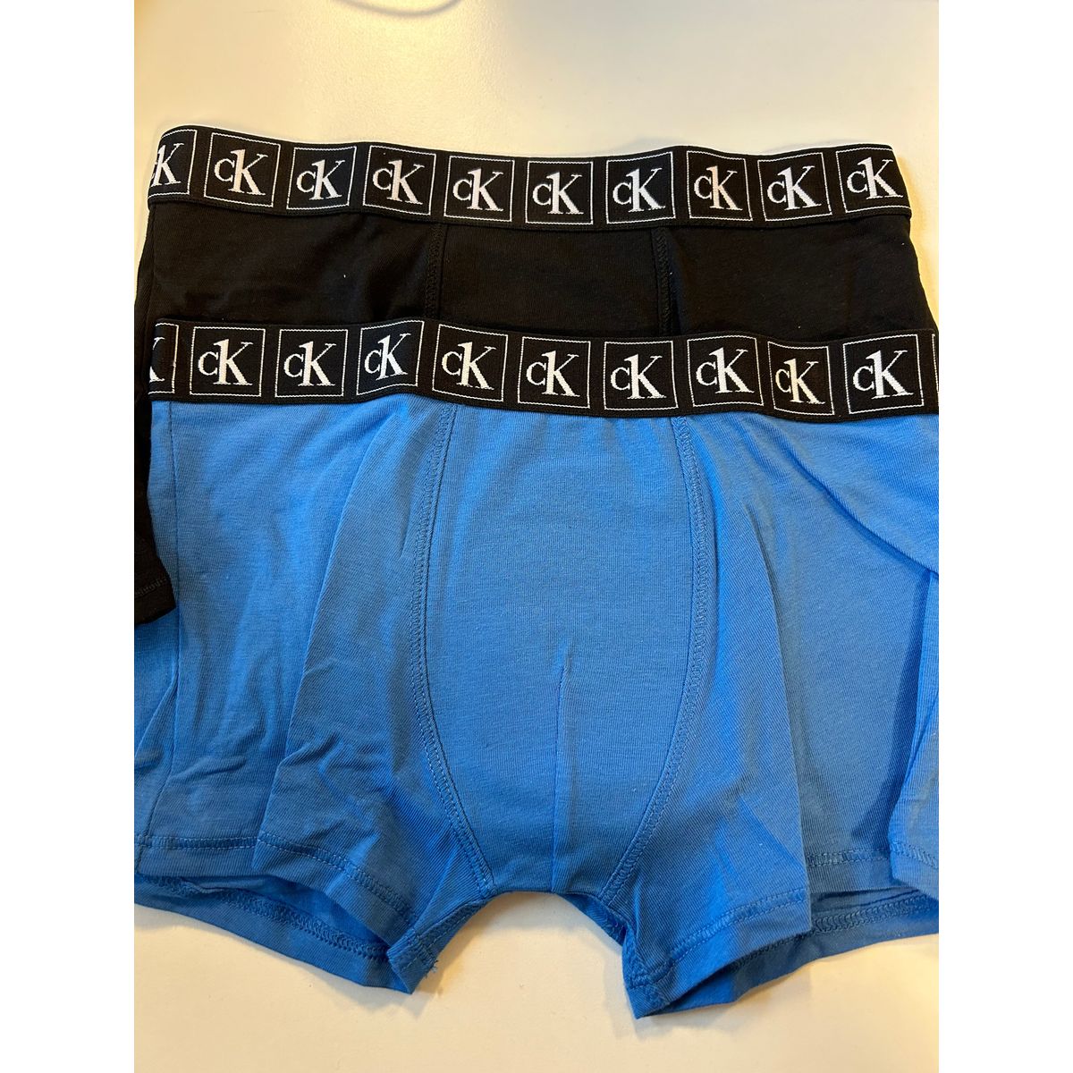 Calvin Klein 2-pak Boxershorts Electricaque/Black - Legekammeraten.dk