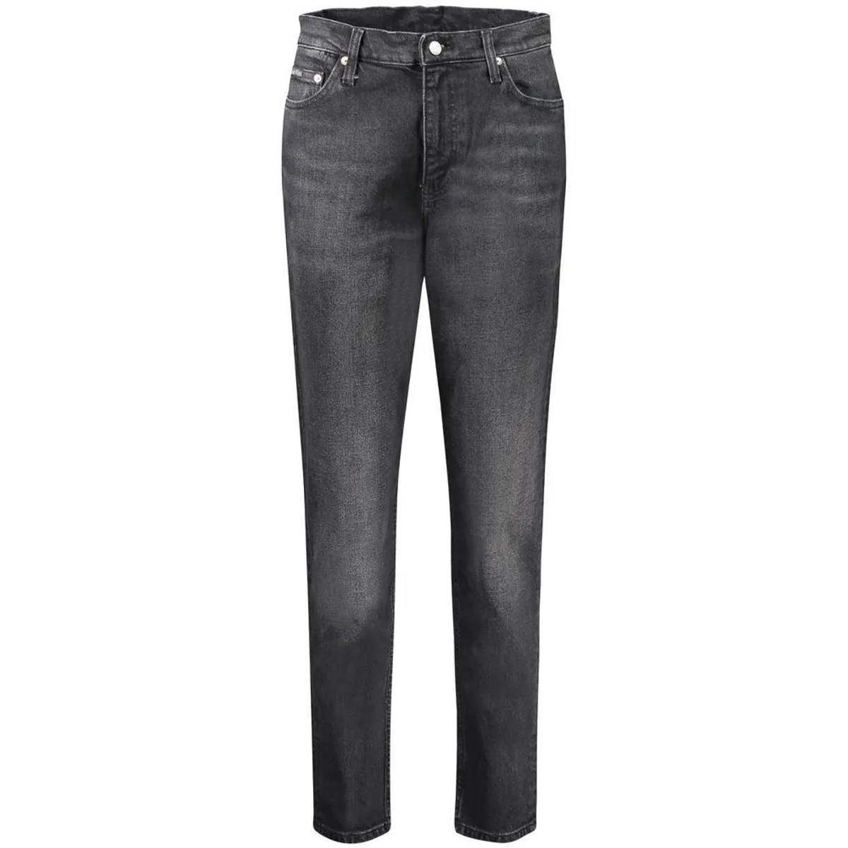 Calvin Klein Black Cotton Jeans & Pants