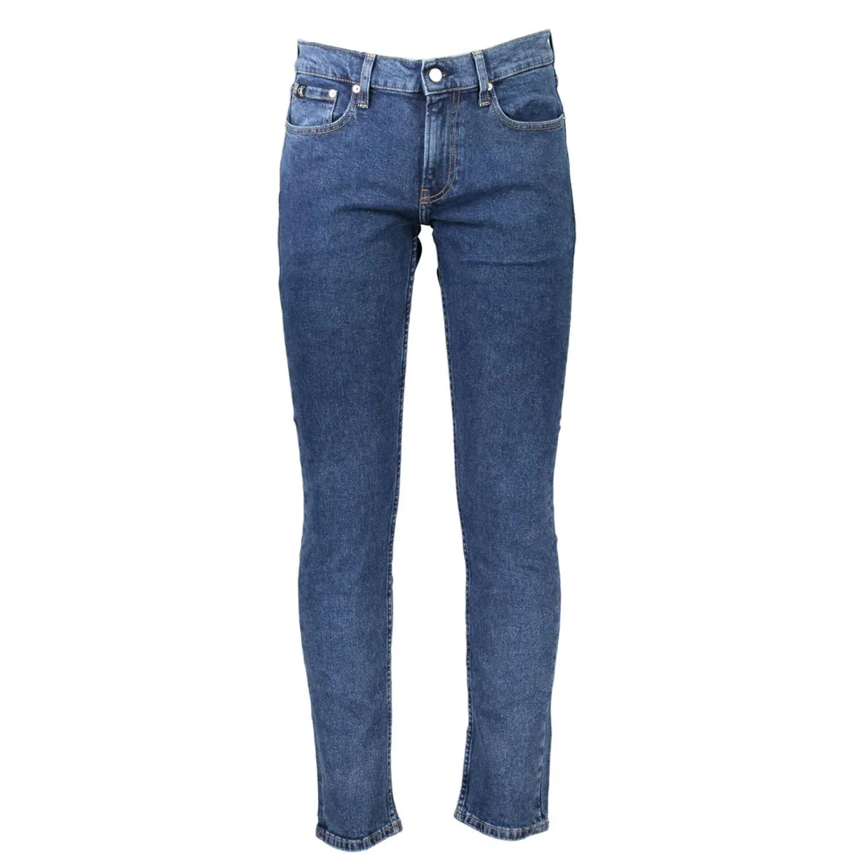 Calvin Klein Blue Cotton Jeans & Pants