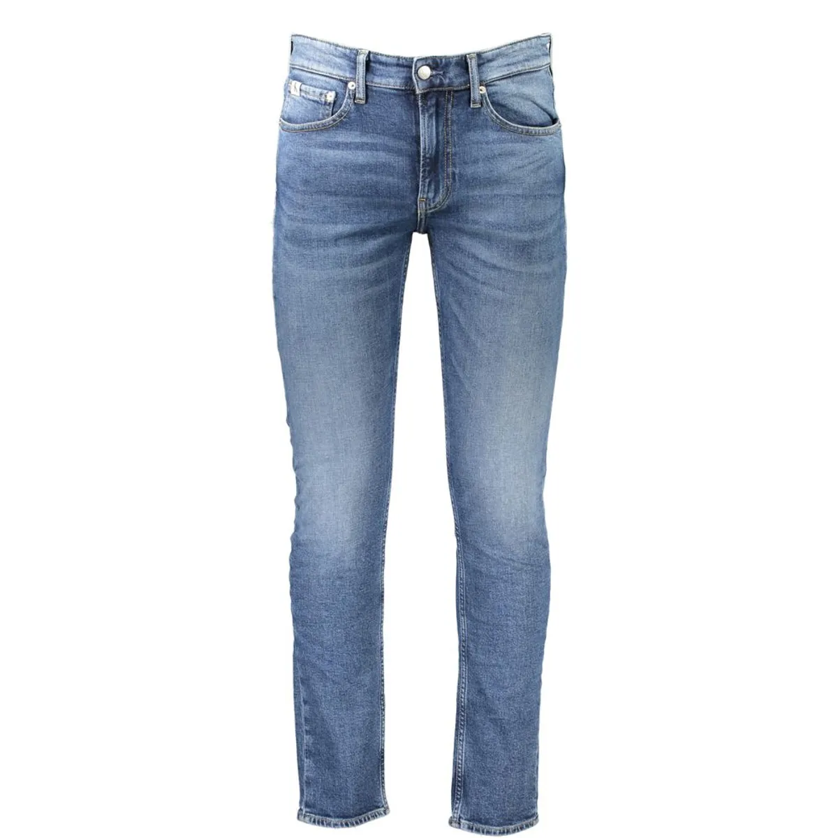 Calvin Klein Blue Cotton Jeans & Pants