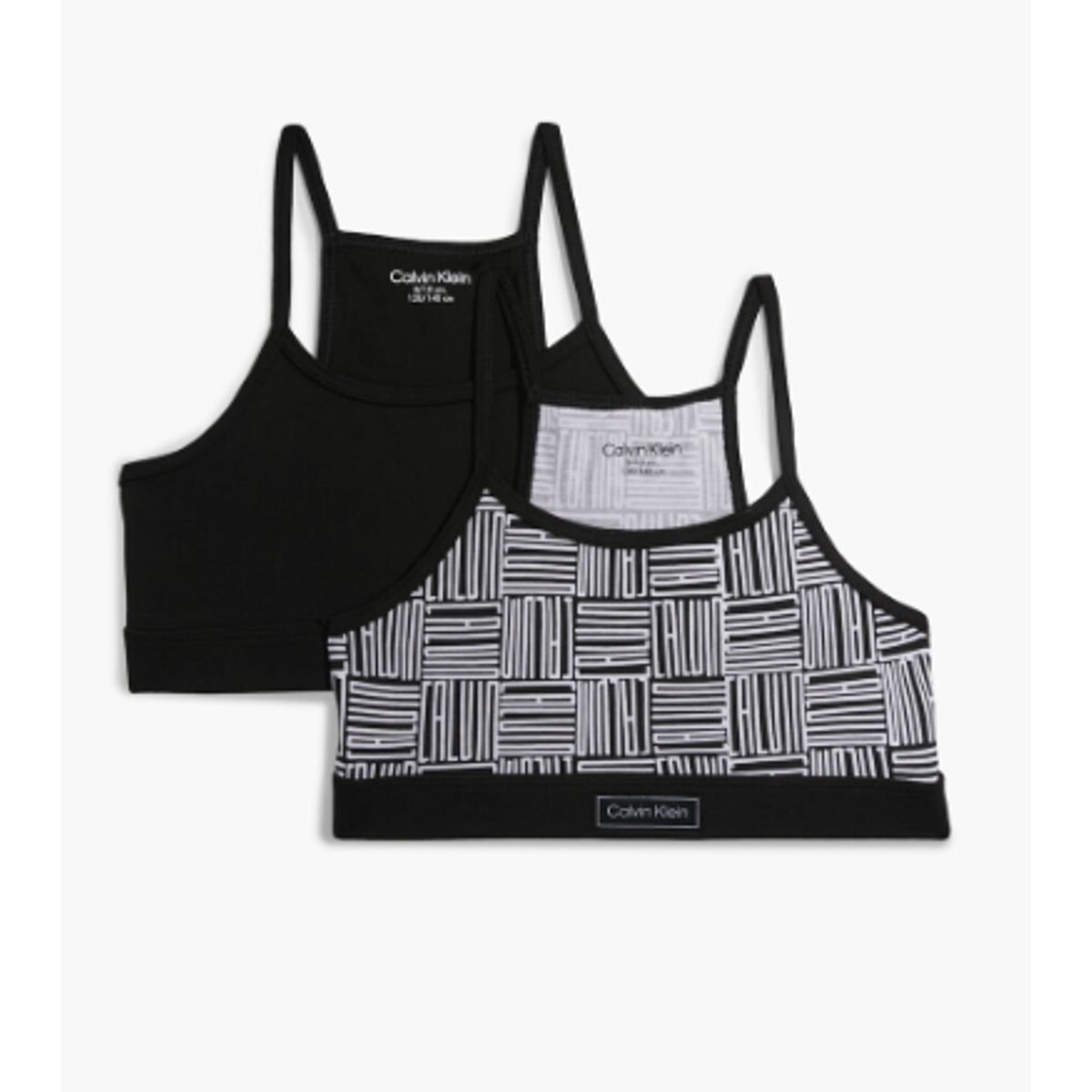 Calvin Klein Bralette BLACK/PRINT - Legekammeraten.dk