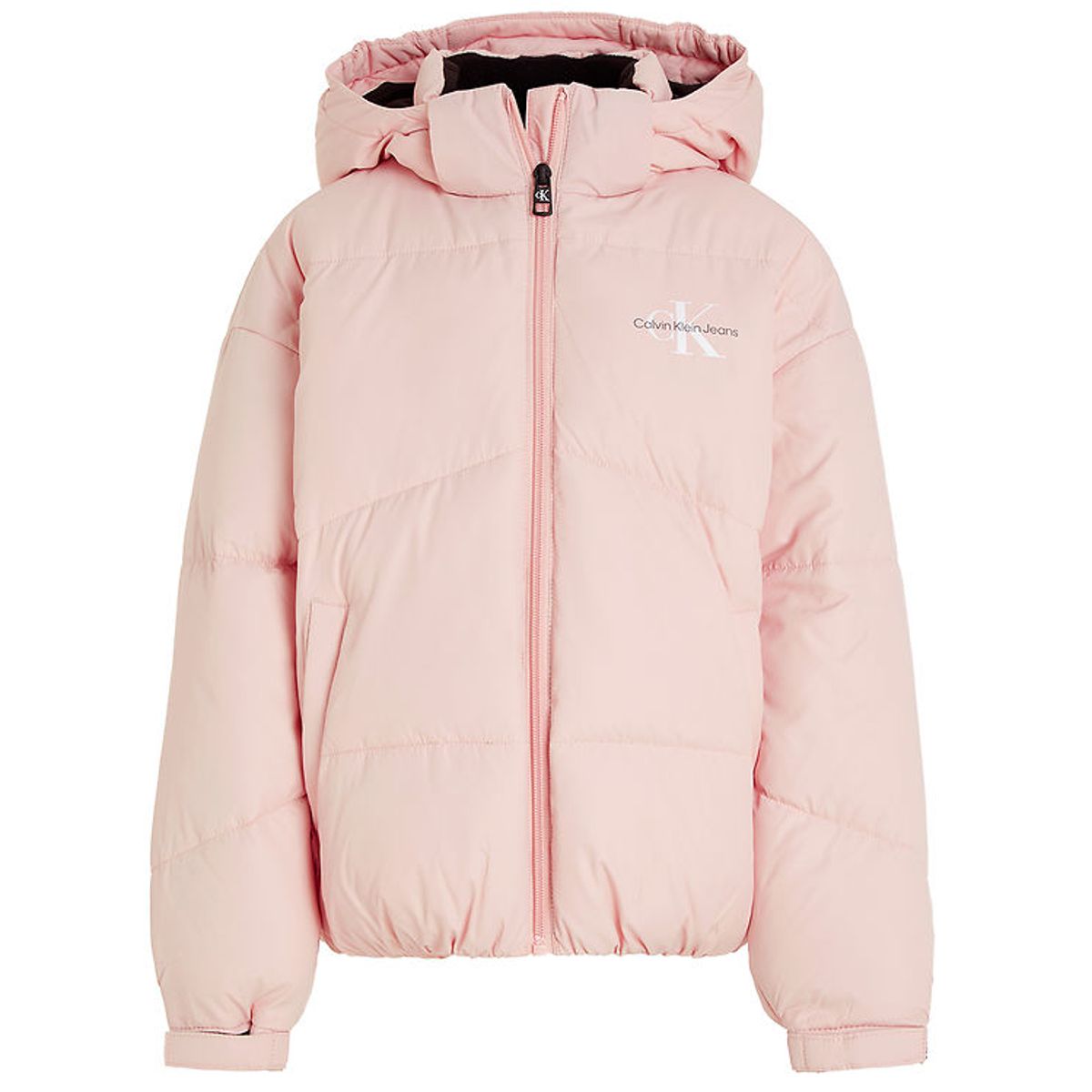 Calvin Klein Dynejakke - CK Short Puffer - Rose Clay