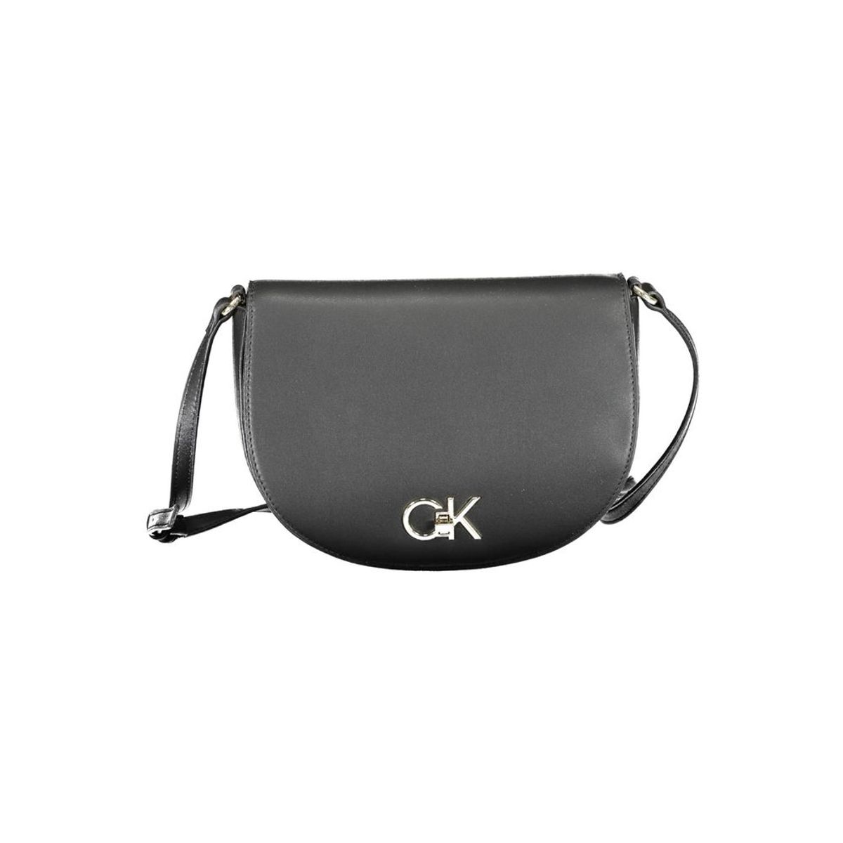 Calvin Klein Elegant Twist Lock Adjustable Shoulder Bag