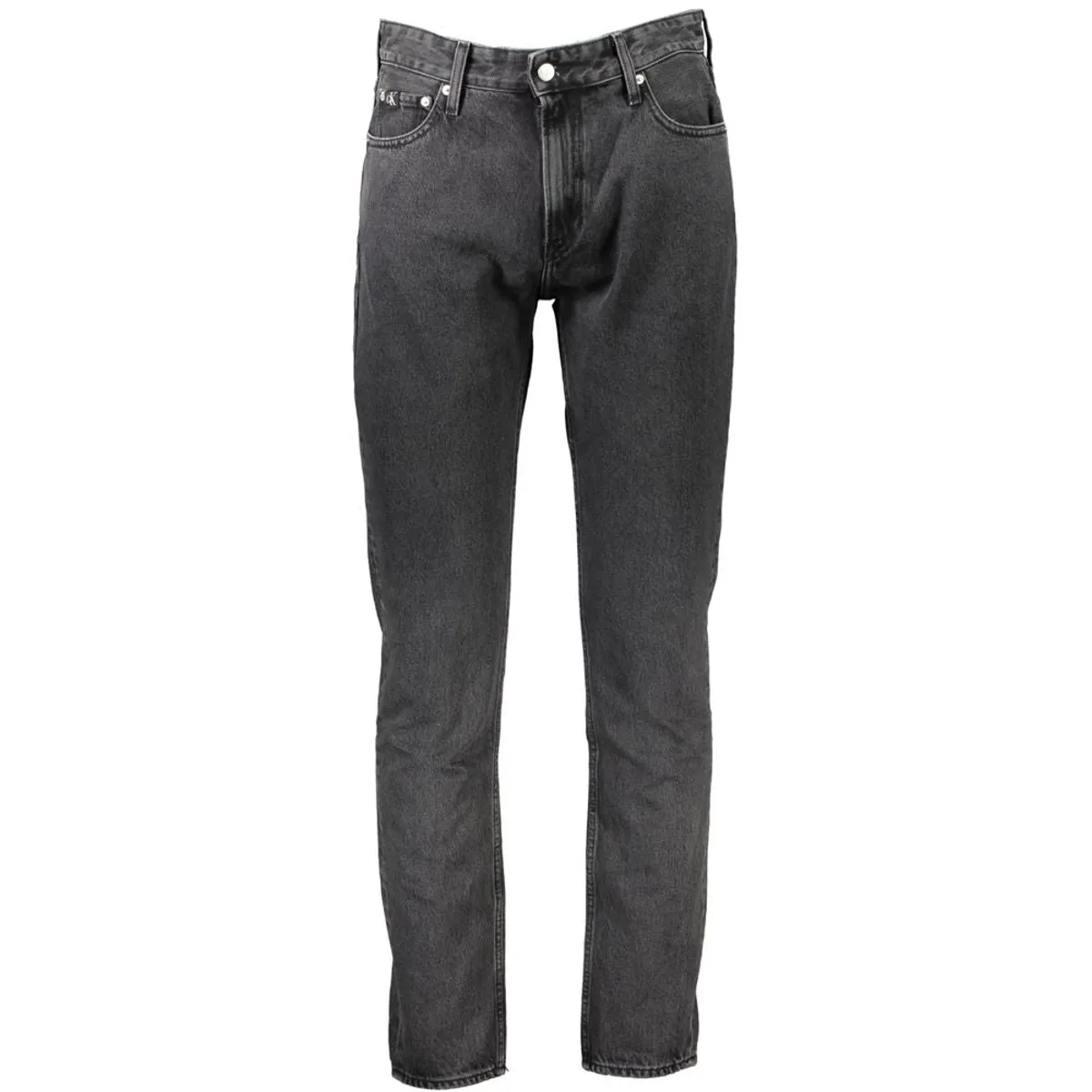 Calvin Klein Gray Cotton Jeans & Pants