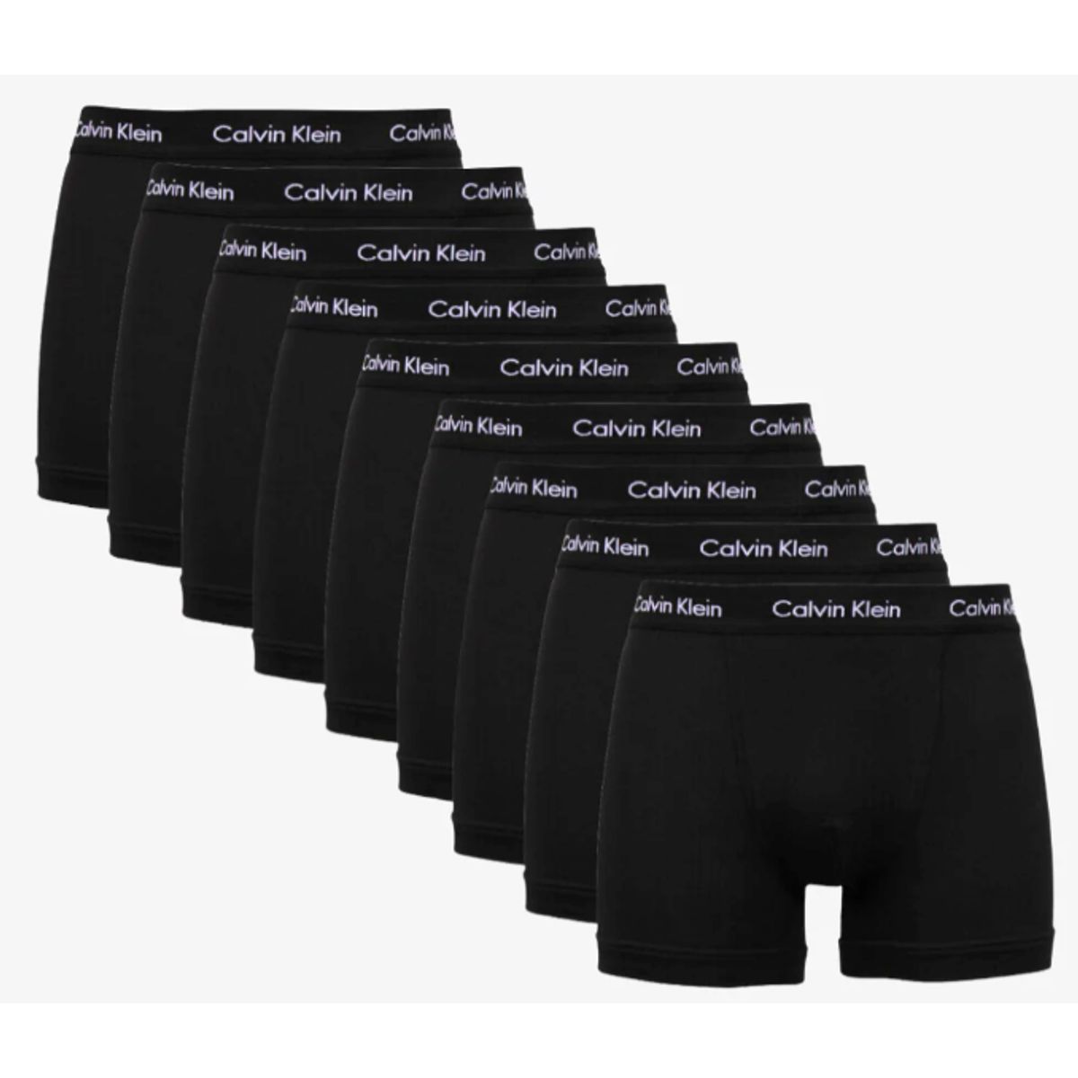 Calvin Klein Trunks 9-pak Black/black-small