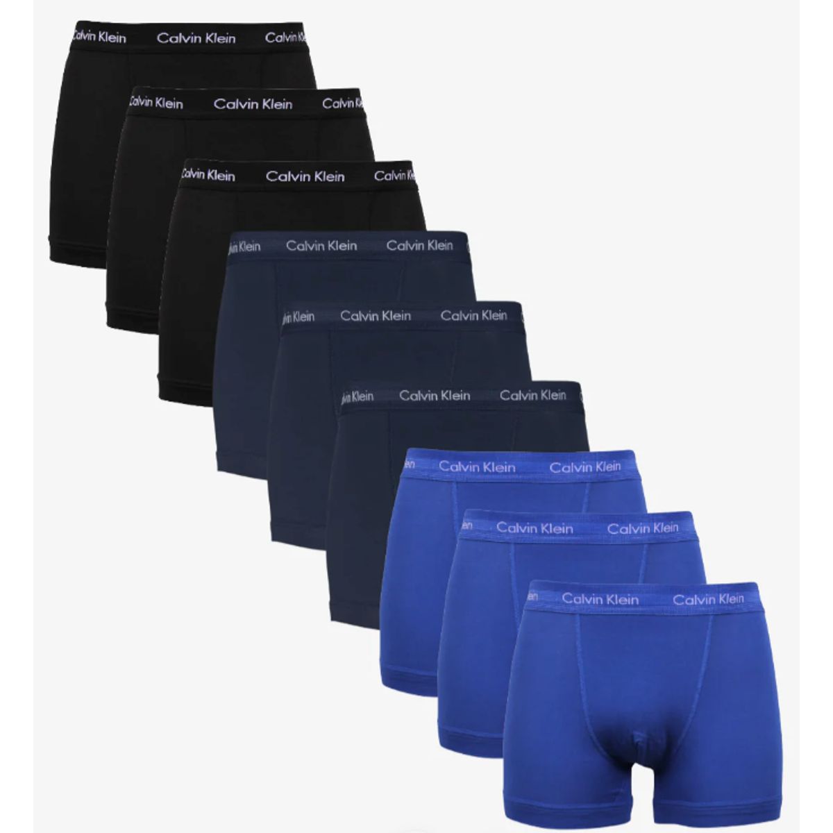 Calvin Klein Trunks 9-pak Black/navy/blue-small