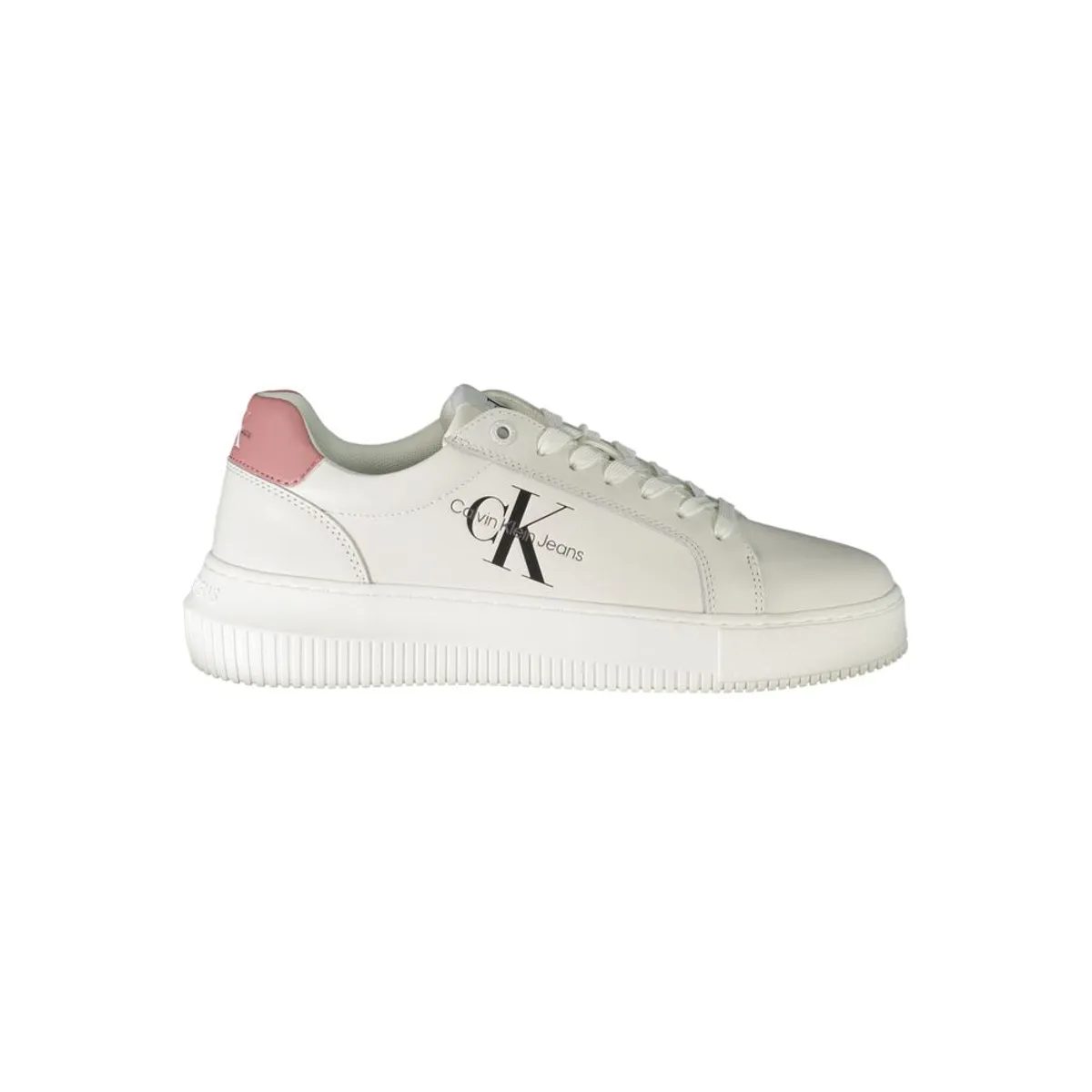 Calvin Klein White Polyester Sneakers