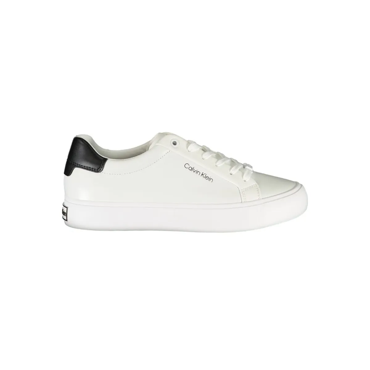 Calvin Klein White Polyester Sneakers