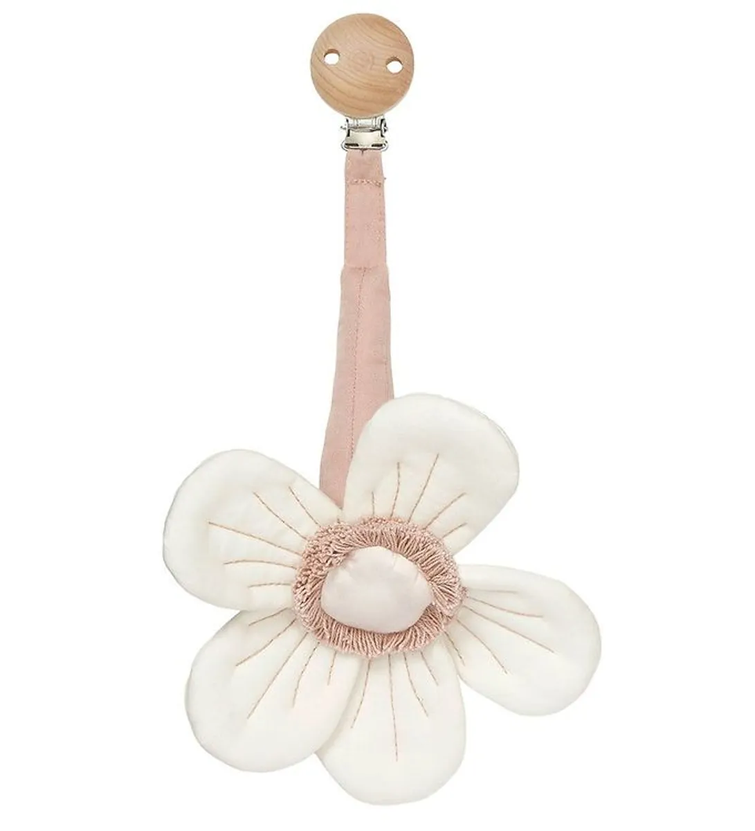 Cam Cam Barnevognsophæng - Windflower - Creme White