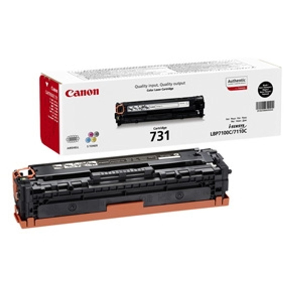 Canon 731 BK 6272B002 sort toner, original