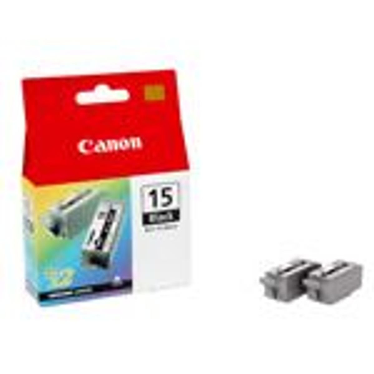 Canon BCI-15BK Sort Twin Pakke Original