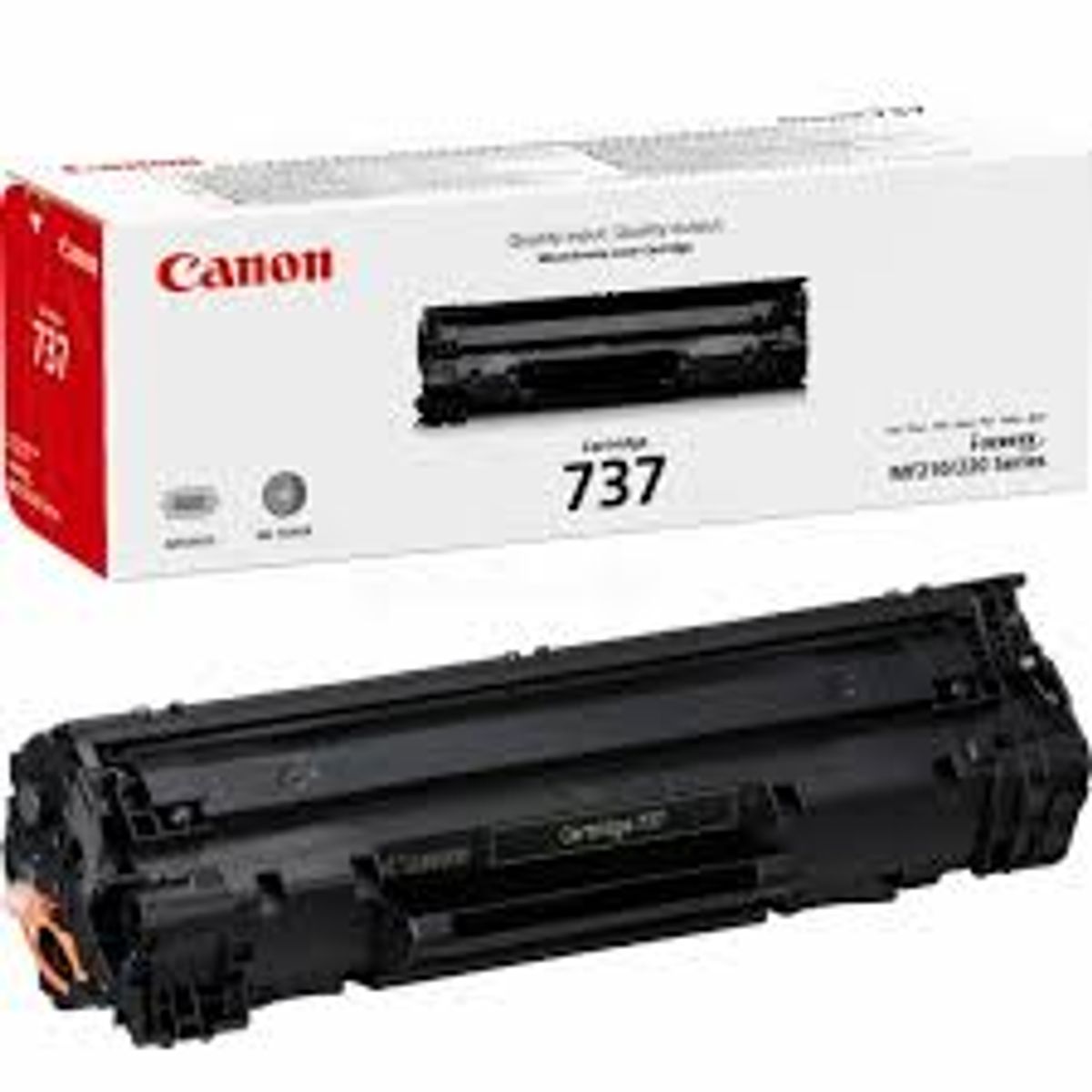 Canon CRG737 BK sort Lasertoner, Original