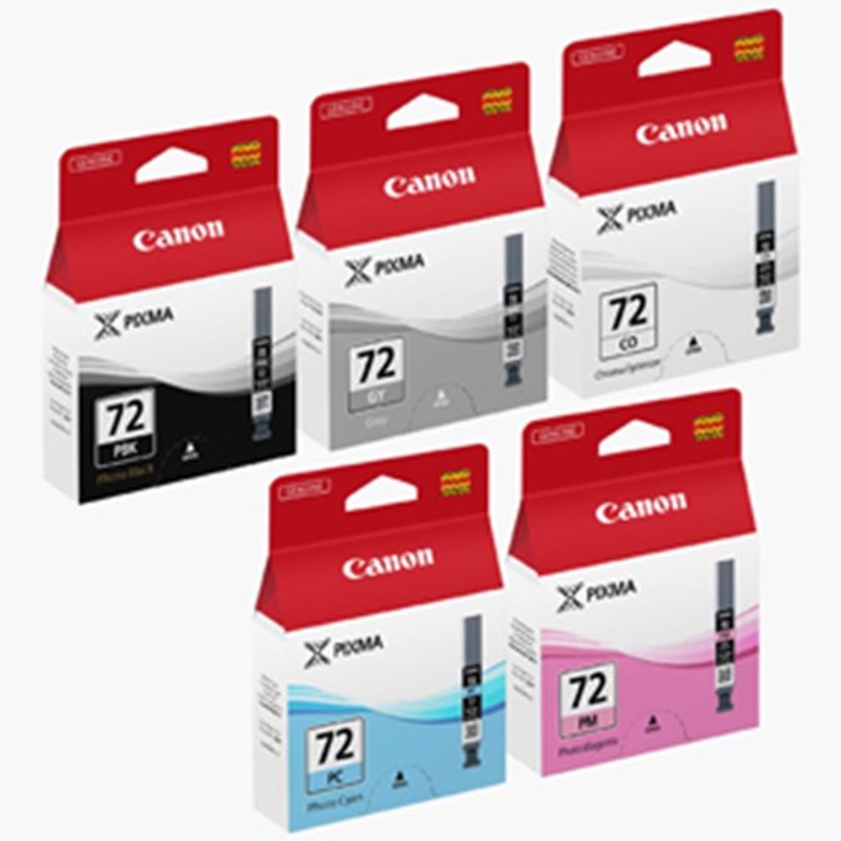 Canon PGI-72 combo pack 5 stk - 6403B007 Original - PBK/GY/PM/PC/CO 70 ml