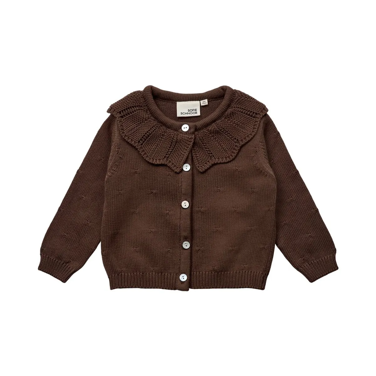 Cardigan - Chocolate brown - 80