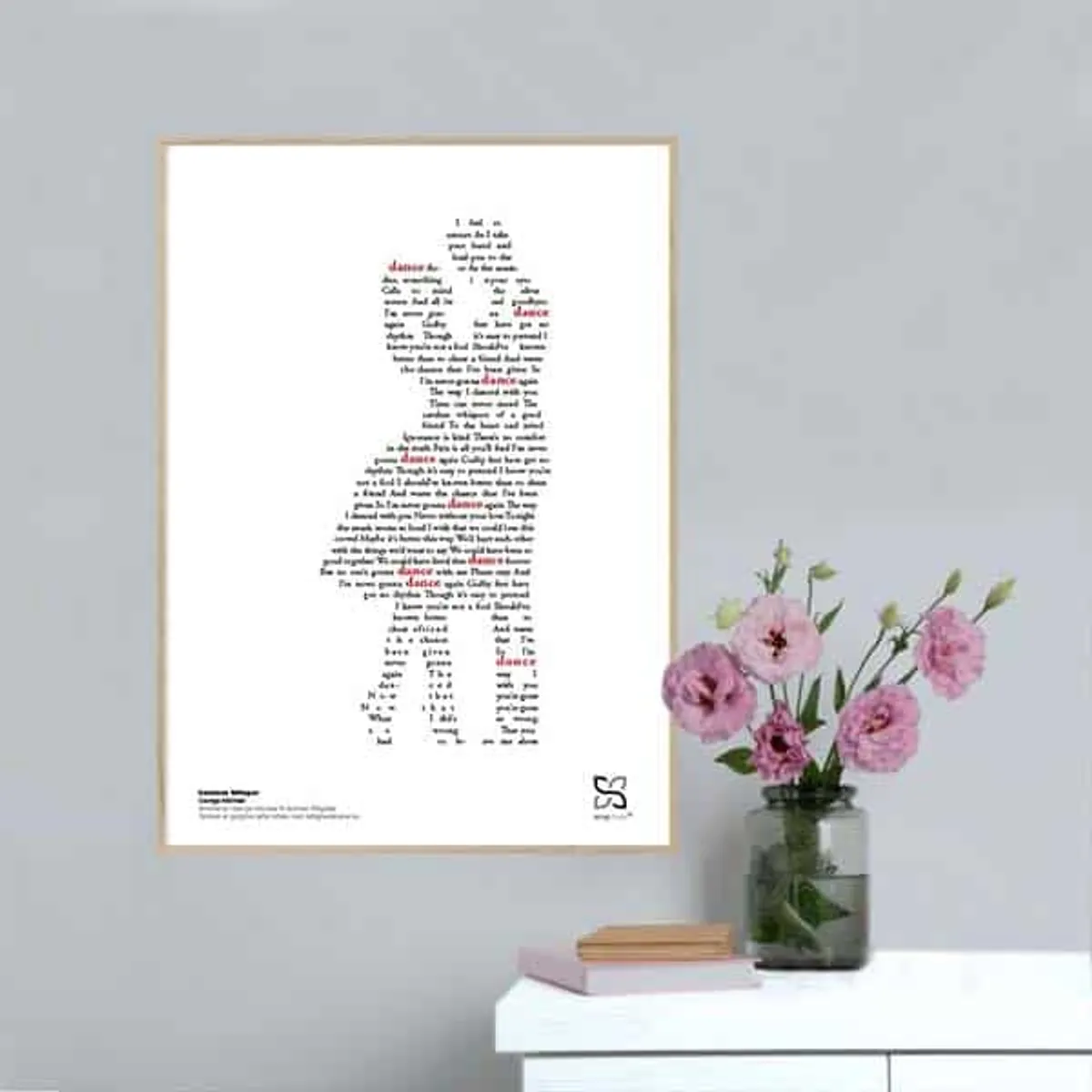 Careless Whisper - George Michael - Songshape poster - 21 x 30 cm / Small / lodret