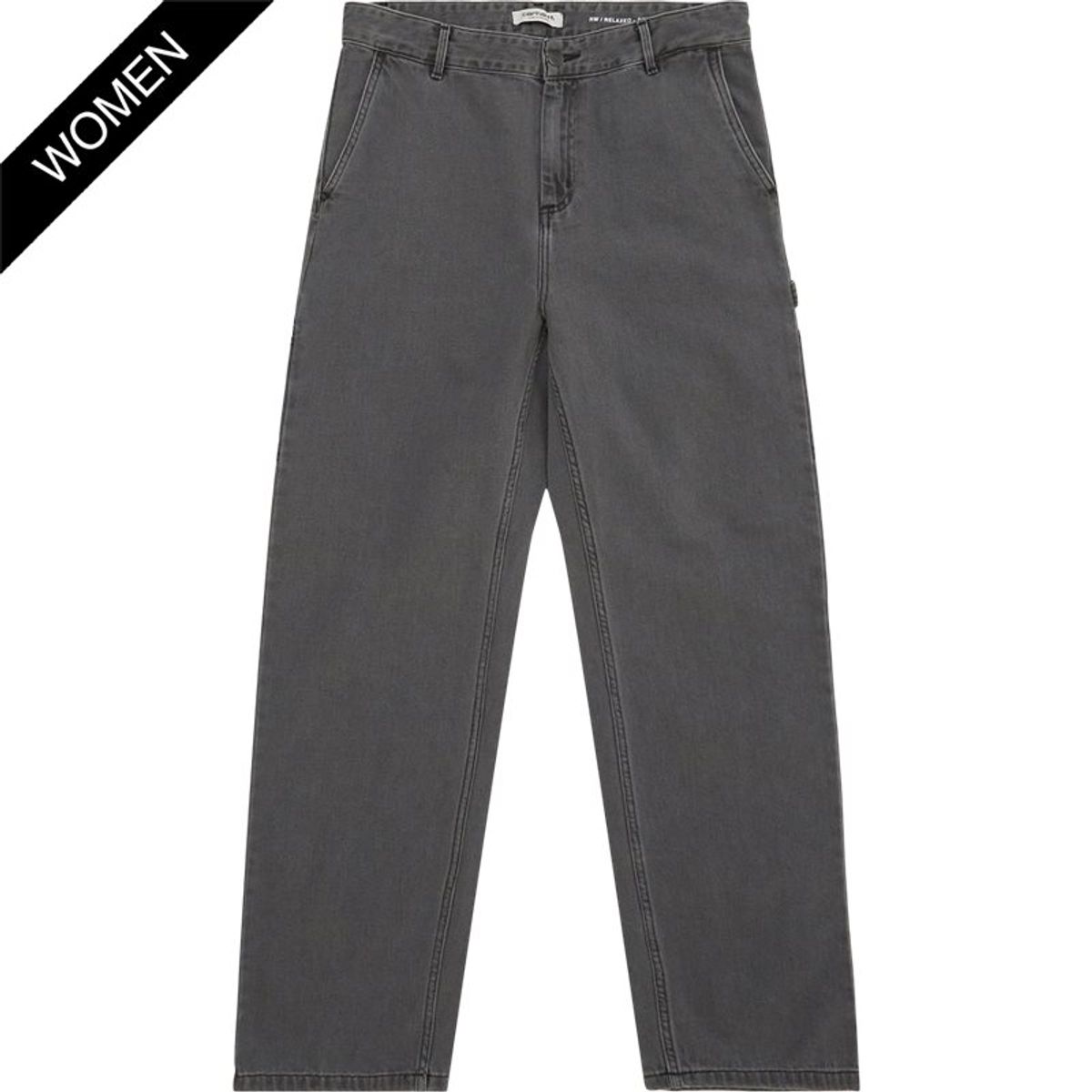 Carhartt Women W Pierce Pant Straight I031251.8912 Black Stone Bleached