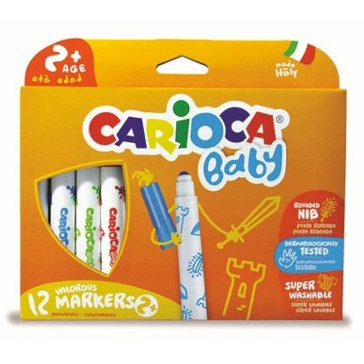 Carioca - Marker 2+ 12 stk