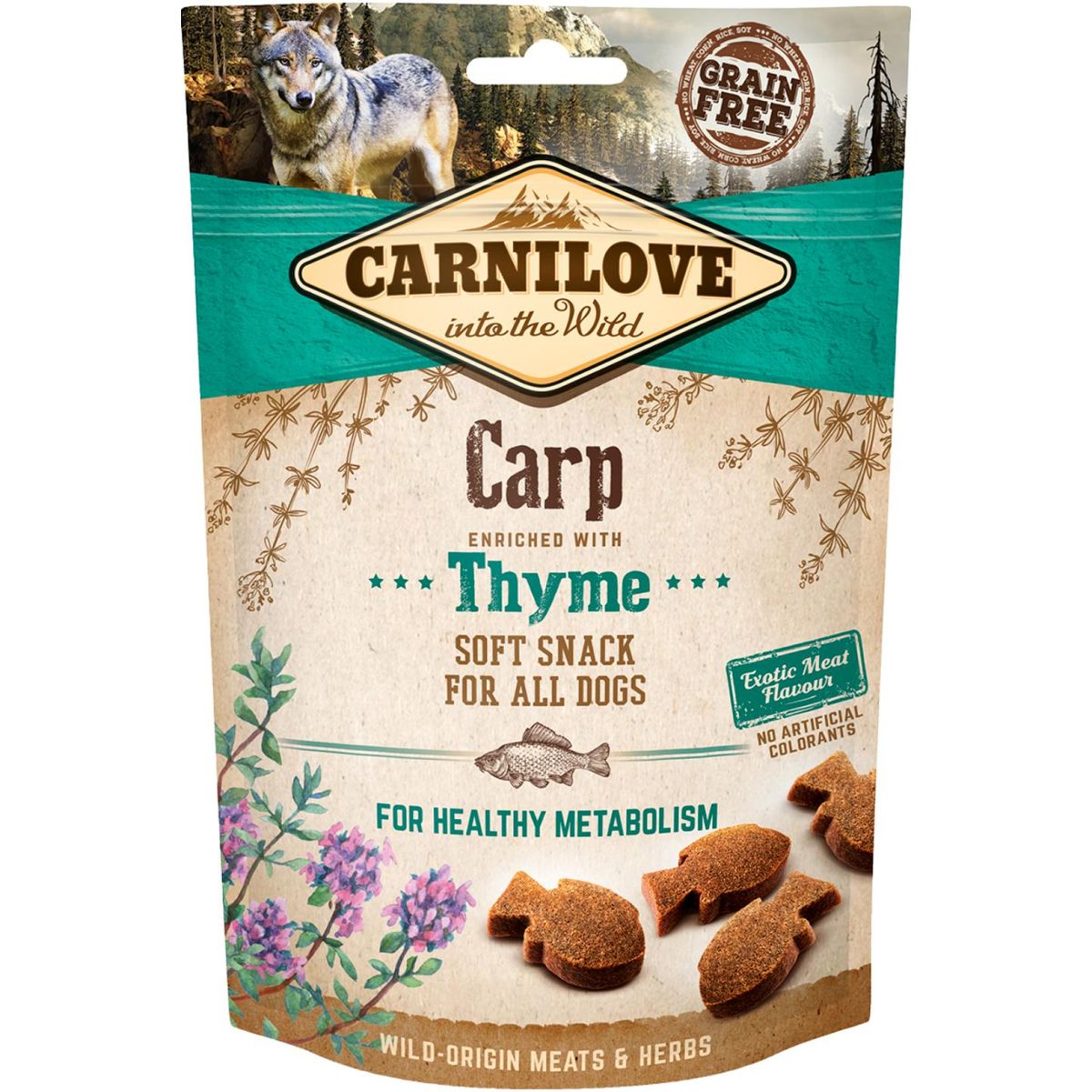 Carnilove Semi Moist Snack Karpe & Timian 200g