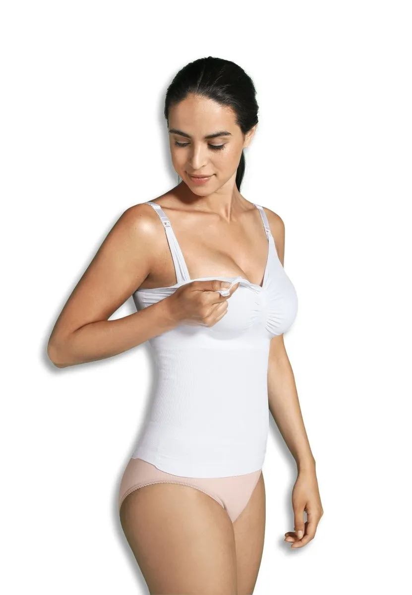 Carriwell ammetop med shapewear, hvid - large