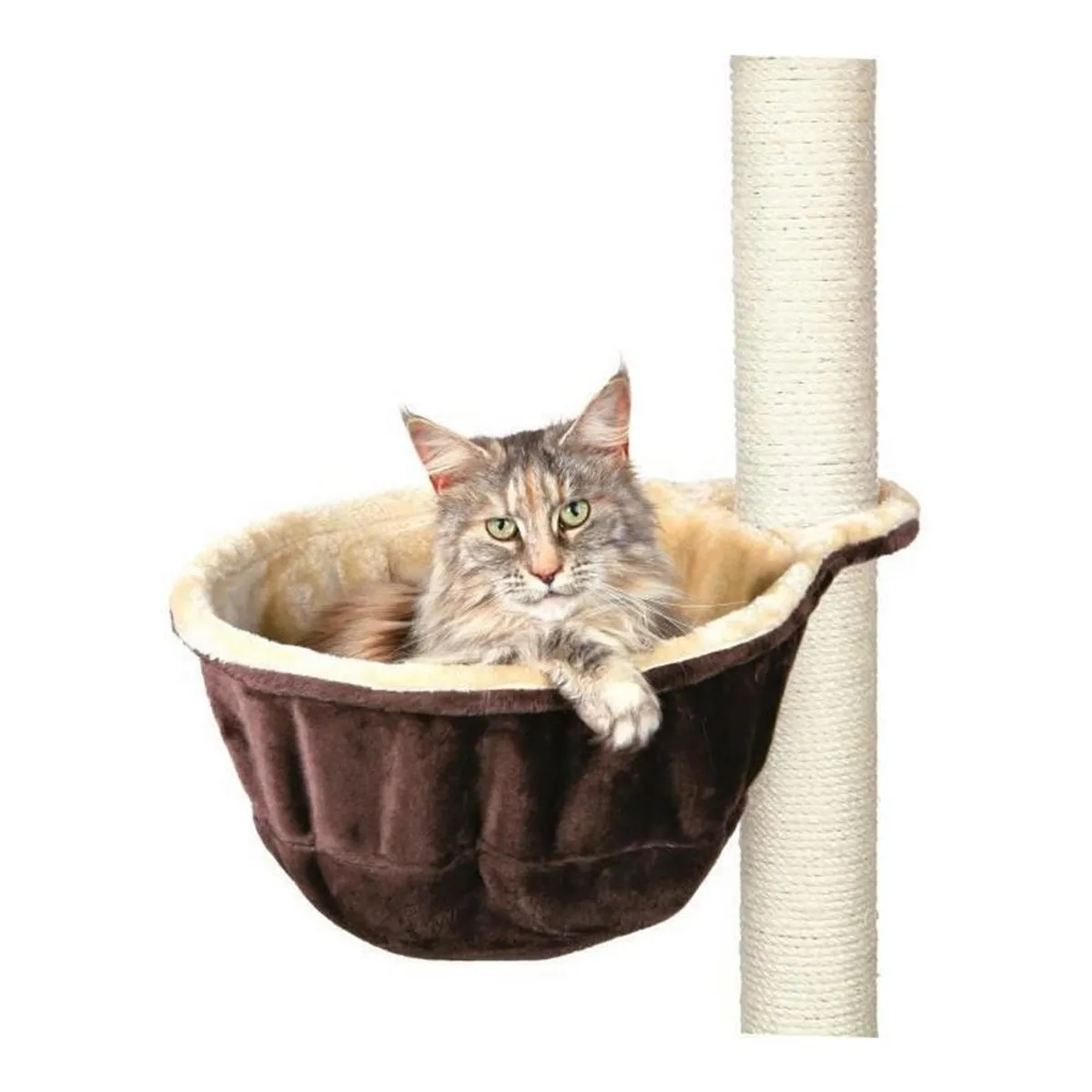 Cat Bed Trixie 4047974439104 Brun 38 cm Multifarvet Metal Ø 38 cm